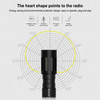 PULUZ Professional Interview Condenser Video Shotgun Microphone with 3.5mm Audio Cable for DSLR & DV Camcorder, Shotgun Microphone