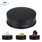 PULUZ 15cm USB Electric Rotating Turntable Display Stand Video Shooting Props Turntable for Photography, Load 1-5kg, 15cm Load 1-5kg Black, 15cm Load 1-5kg White