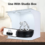 PULUZ 15cm USB Electric Rotating Turntable Display Stand Video Shooting Props Turntable for Photography, Load 1-5kg, 15cm Load 1-5kg Black, 15cm Load 1-5kg White