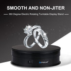 PULUZ 15cm USB Electric Rotating Turntable Display Stand Video Shooting Props Turntable for Photography, Load 1-5kg, 15cm Load 1-5kg Black, 15cm Load 1-5kg White
