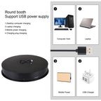 PULUZ 30cm USB Electric Rotating Turntable Display Stand Video Shooting Props Turntable for Photography, Load 10-20kg, 30cm Load Load 10-20kg  Black, 30cm Load Load 10-20kg White