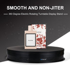 PULUZ 30cm USB Electric Rotating Turntable Display Stand Video Shooting Props Turntable for Photography, Load 10-20kg, 30cm Load Load 10-20kg  Black, 30cm Load Load 10-20kg White