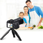 PULUZ Simple Mini ABS Desktop Tripod Mount with 1/4 inch Screw for DSLR & Digital Cameras, Working Height: 9cm, ABS Tripod