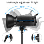 PULUZ 150W Studio Video Light 5600K Monochromatic Temperature Built-in Dissipate Heat System with Remote Control, 150W 5600K US Plug, 150W 5600K UK Plug, 150W 5600K EU Plug, 150W 5600K AU Plug