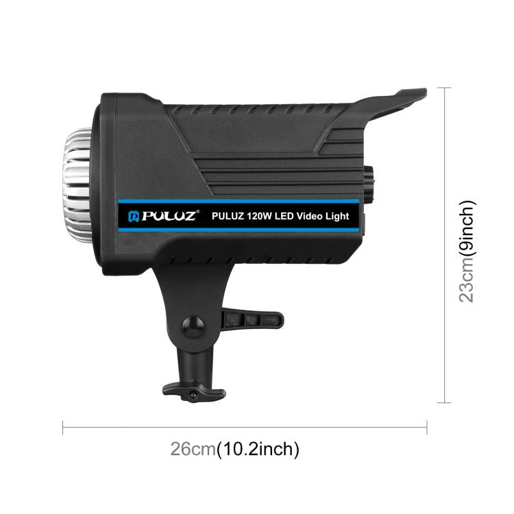 PULUZ 220V 120W Studio Video Light Dual Color Temperature Built-in Dissipate Heat System with Remote Control, 120W 2700K-6500K UK Plug, 120W 2700K-6500K US Plug, 120W 2700K-6500K AU Plug, 120W 2700K-6500K EU Plug