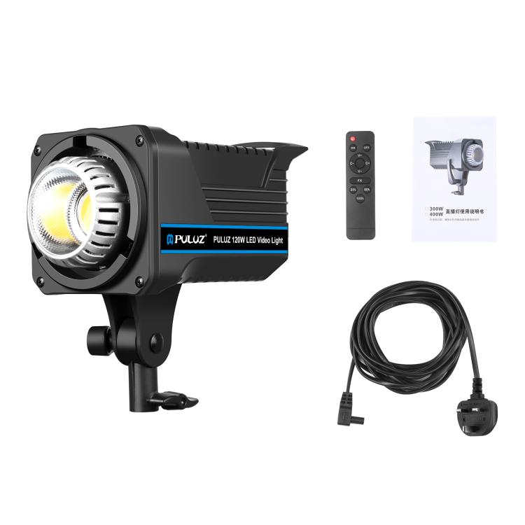 PULUZ 220V 120W Studio Video Light Dual Color Temperature Built-in Dissipate Heat System with Remote Control, 120W 2700K-6500K UK Plug, 120W 2700K-6500K US Plug, 120W 2700K-6500K AU Plug, 120W 2700K-6500K EU Plug