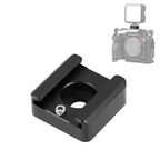 PULUZ Expand Cold Shoe Mount Adapter Microphone Flash Light Aluminum Alloy Holder Bracket, PULUZ Expand Cold Shoe