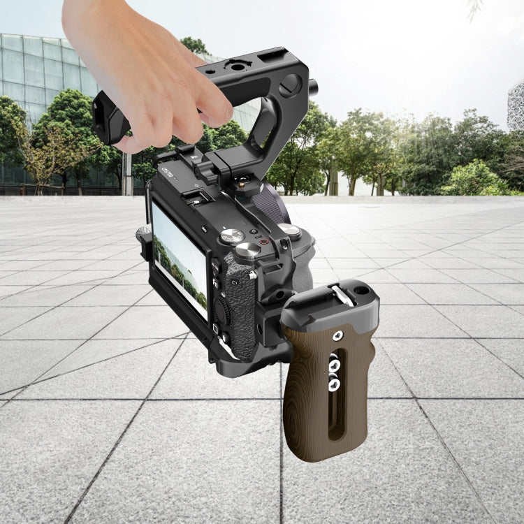 For  Sony A6700 PULUZ Metal Camera Cage Stabilizer Rig, For Sony A6700