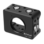 PULUZ Housing Shell CNC Aluminum Alloy Protective Cage with 37mm UV Lens & Base Mount & Screw for Sony RX0, Cage Kits Black(AE), Cage Kits Black