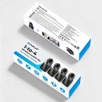 PULUZ 4 TX + 1 RX Wireless Lavalier Microphone, Type-C 4 TX + 1 RX