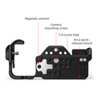 For Sony Sony Cinema Line FX2 / ILME-FX2B PULUZ Metal Camera Cage Stabilizer Rig, For Sony Cinema Line FX2 Cage