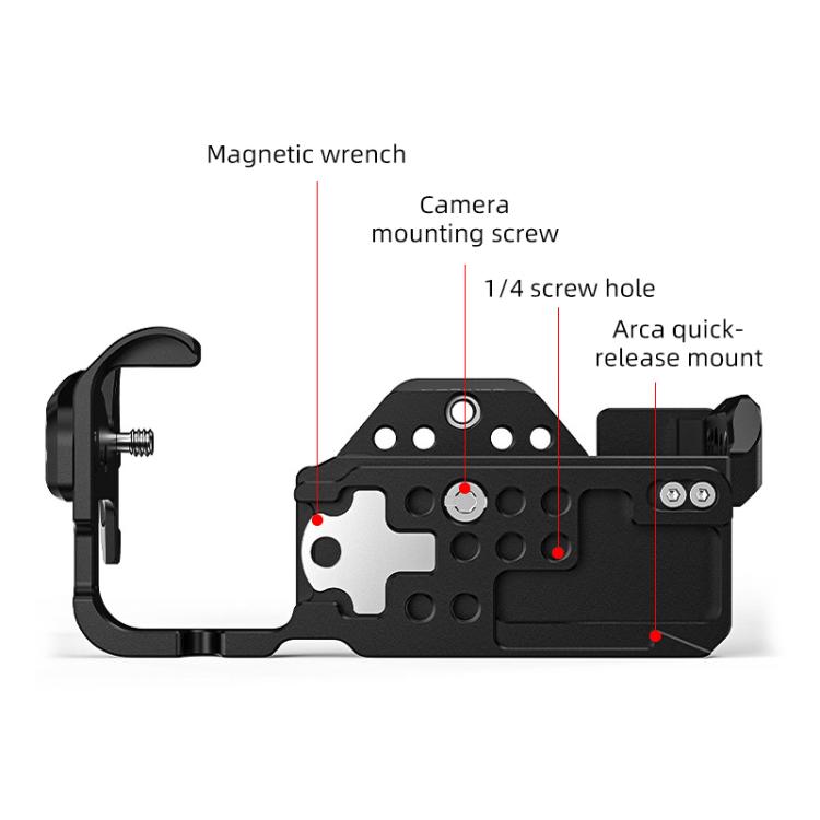 For Sony Sony Cinema Line FX2 / ILME-FX2B PULUZ Metal Camera Cage Stabilizer Rig, For Sony Cinema Line FX2 Cage