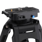 PULUZ Quick Release Clamp Adapter + Quick Release Plate for  DSLR & SLR Cameras, QR Plate Black, QR Plate Gold