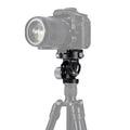 PULUZ 2-Way Pan/Tilt Tripod Head Panoramic Photography Head with Quick Release Plate & 3 Bubble Level, 2-Way Pan/Tilt Tripod