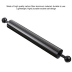 PULUZ 14.56 inch 37cm Length 40mm Diameter Dual Balls Carbon Fiber Floating Arm, Ball Diameter: 25mm, Buoyancy: 300g, 14 inch 300g Buoyancy