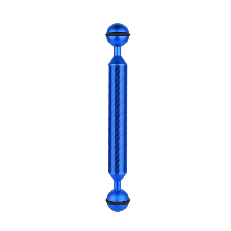 PULUZ  7 inch 18cm Length 20.8mm Diameter Dual Balls Carbon Fiber Floating Arm, Ball Diameter: 25mm, 7 inch Black, 7 inch Blue, 7 inch Red