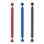 PULUZ  12 inch 30.4cm Length 20.8mm Diameter Dual Balls Carbon Fiber Floating Arm, Ball Diameter: 25mm, 12 inch Black, 12 inch Blue, 12 inch Red