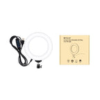 PULUZ 6.2 inch 16cm USB 3 Modes Dimmable LED Ring Vlogging Photography Video Lights with Tripod Ball Head, 6.2 inch