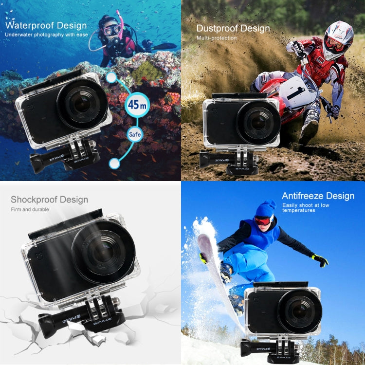 PULUZ 45m Underwater Acrylic Plexiglass Waterproof Housing Diving Case for Xiaomi Mijia Small Camera, with Buckle Basic Mount & Screw, For Mijia Small Camera