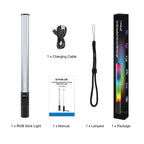 PULUZ 132 LEDs Photo Handheld Stick Light Full Color RGB Fill Light, 132 LEDs RGB Fill Light