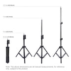 PULUZ 1.1m Height Tripod Mount Holder for Vlogging Video Light  Live Broadcast Kits, 1.1m Tripod