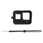 PULUZ Silicone Protective Case Cover with Wrist Strap for GoPro HERO8 Black, For GoPro HERO8 Black