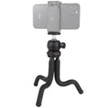 PULUZ Mini Octopus Flexible Tripod Holder with Ball Head for DJI, Insta360, GoPro and Other Action Cameras, SLR Cameras, Cellphone, Size: 25cmx4.5cm, 25cm Tripod(US), 25cm Tripod