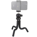PULUZ Mini Octopus Flexible Tripod Holder with Ball Head for DJI, Insta360, GoPro and Other Action Cameras, SLR Cameras, Cellphone, Size: 25cmx4.5cm, 25cm Tripod(US), 25cm Tripod