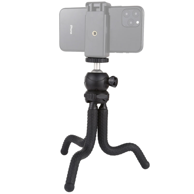 PULUZ Mini Octopus Flexible Tripod Holder with Ball Head for DJI, Insta360, GoPro and Other Action Cameras, SLR Cameras, Cellphone, Size: 25cmx4.5cm, 25cm Tripod(US), 25cm Tripod