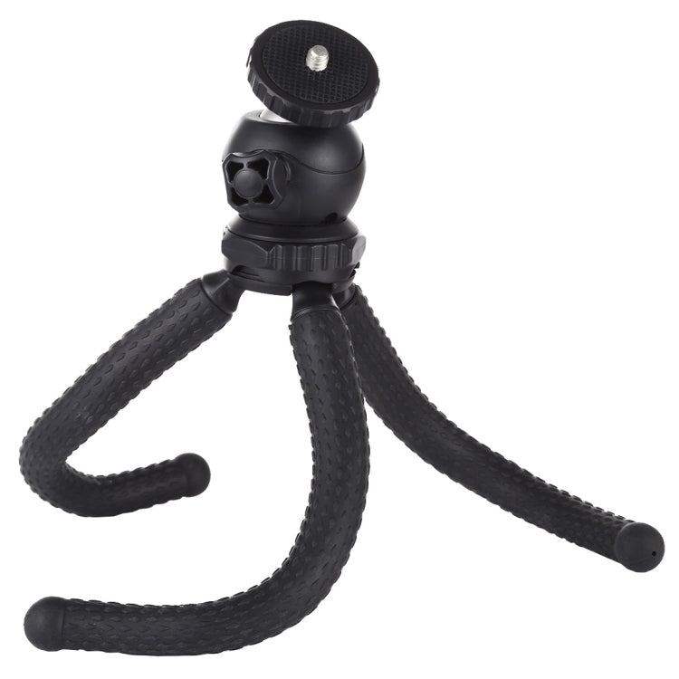 PULUZ Mini Octopus Flexible Tripod Holder with Ball Head for DJI, Insta360, GoPro and Other Action Cameras, SLR Cameras, Cellphone, Size: 25cmx4.5cm, 25cm Tripod(US), 25cm Tripod