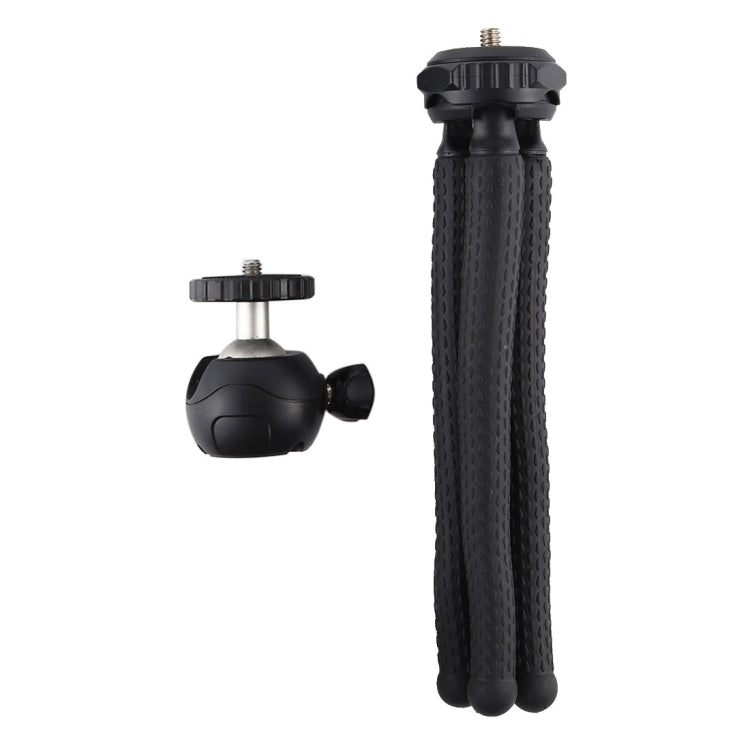 PULUZ Mini Octopus Flexible Tripod Holder with Ball Head for DJI, Insta360, GoPro and Other Action Cameras, SLR Cameras, Cellphone, Size: 25cmx4.5cm, 25cm Tripod(US), 25cm Tripod