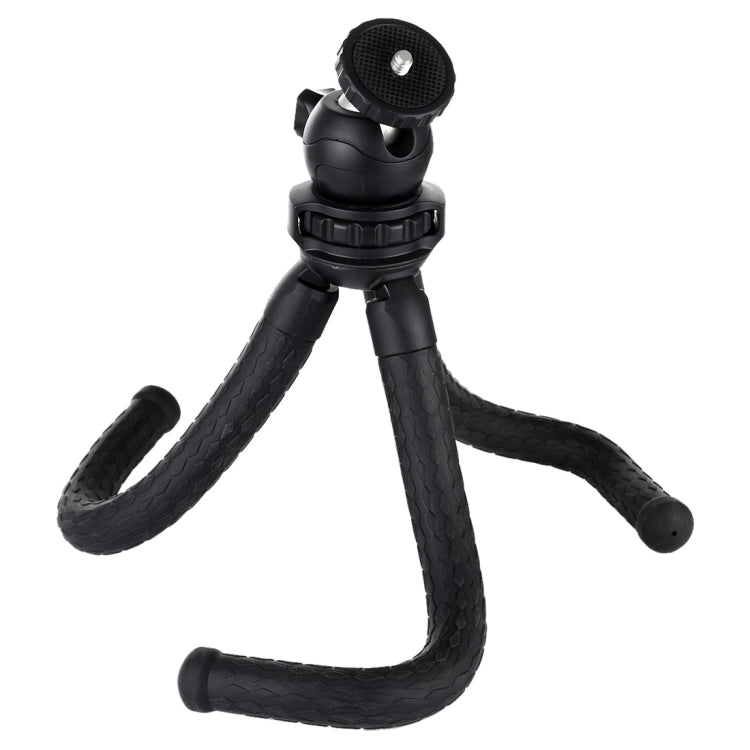 PULUZ Mini Octopus Flexible Tripod Holder with Ball Head for SLR Cameras, DJI, Insta360, GoPro and Other Action Cameras, Cellphone, Size:30cmx5cm, 30cm Tripod