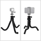 PULUZ Mini Octopus Flexible Tripod Holder with Ball Head for SLR Cameras, DJI, Insta360, GoPro and Other Action Cameras, Cellphone, Size:30cmx5cm, 30cm Tripod
