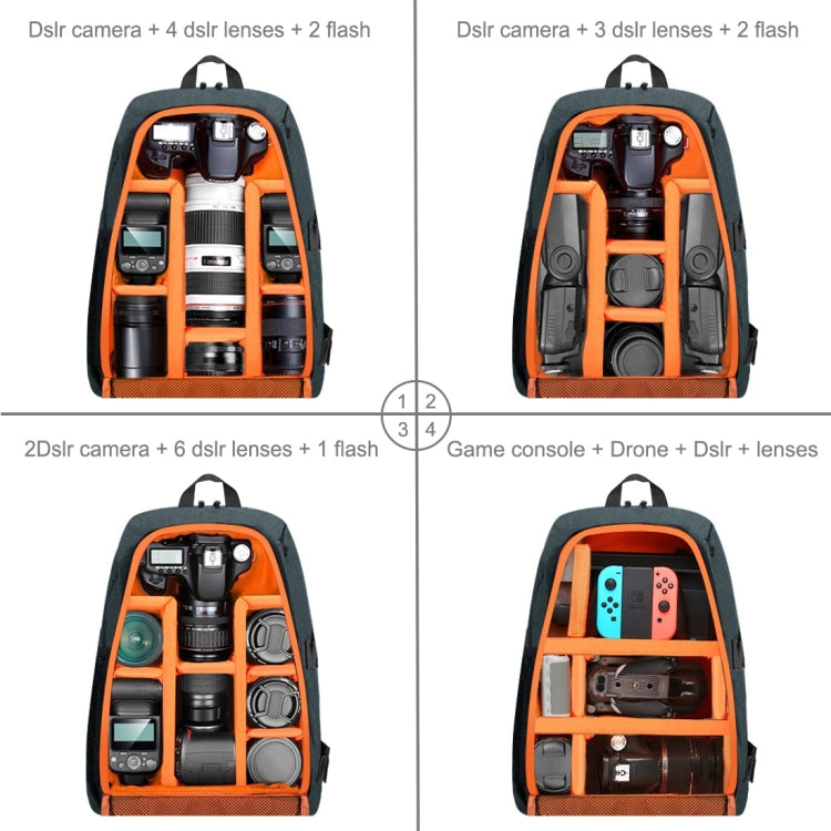 PULUZ Outdoor Portable Waterproof Scratch-proof Dual Shoulders Backpack Handheld PTZ Stabilizer Camera Bag with Rain Cover for Digital Camera, DJI Ronin-SC / Ronin-S, Backpack(Black RU), Backpack(Grey RU), Backpack(Grey), Backpack(Blue), Backpack(Black...