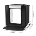 PULUZ 40cm Folding Portable White Light Dimmable Photo Lighting Studio Shooting Tent Box Kit with 6 Colors (Black, Orange, White, Red, Green, Blue) Backdrops, 40cm Box(UK/AE), 40cm Box(US), 40cm Box(UK), 40cm Box(EU), 40cm Box(AU)