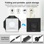 PULUZ 40cm Folding 72W 5500K Studio Shooting Tent Soft Box Photography Lighting Kit with 4 Colors (Black, Orange, White, Green) Backdrops, 40cm Folding 72W(AU Plug), 40cm Folding 72W(EU Plug), 40cm Folding 72W(UK Plug), 40cm Folding 72W(US Plug)