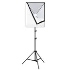 PULUZ 50x70cm Studio Softbox + 2m Tripod Mount + Single 220V E27 30W 5700K White Light LED Bulb Photography Kit, Single Bulb EU Plug, Single Bulb US Plug, Single Bulb EU Plug (RU)