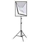 PULUZ 50x70cm Studio Softbox + 2m Tripod Mount + 4 x 220V E27 20W 5700K White Light LED Light Bulb Photography Lighting Kit, 4 x Bulb EU Plug (RU), 4 x Bulb EU Plug, 4 x Bulb US Plug