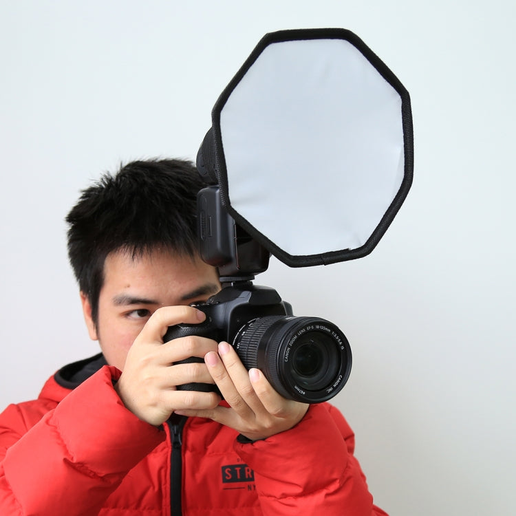PULUZ 20cm Octangle Style Foldable Soft Flash Light Diffuser Softbox, 20cm Octangle