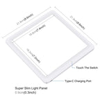 PULUZ Mini LED Photography Shadowless Light Lamp Panel Pad + Studio Shooting Tent Box, Acrylic Material, 20cm x 20cm Effective Area, 20cm(2 LED) + Shadowless Light(RU), 20cm(2 LED) + Shadowless Light