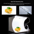 PULUZ Mini LED Photography Shadowless Light Lamp Panel Pad + Studio Shooting Tent Box, Acrylic Material, 20cm x 20cm Effective Area, 20cm(2 LED) + Shadowless Light(RU), 20cm(2 LED) + Shadowless Light