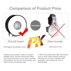 PULUZ 45cm Round Style Macro and Portrait Softbox SpeedLite Flash Light Foldable Diffuser, 45cm Round(US), 45cm Round, 45cm Round(AE)