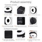 PULUZ 45cm Round Style Macro and Portrait Softbox SpeedLite Flash Light Foldable Diffuser, 45cm Round(US), 45cm Round, 45cm Round(AE)