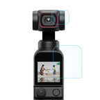 PULUZ 9H 2.5D HD Tempered Glass Lens Protector + Screen Film for DJI OSMO Pocket 2, For DJI OSMO Pocket 2