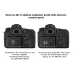 PULUZ 2.5D 9H Tempered Glass Film for Canon EOS 7D Mark II / 7D / N2 / PSN / Nikon V1 / P520 / S9400 / S680 / COOLPIX S6500 / S5200 / Samsung WB35F / OLYMPUS VG170 / 1DIV / Fuji S205 / Casio ZR70 / FC500S, For Canon 7D II
