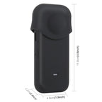 PULUZ Full Body Dust-proof Silicone Protective Case for Insta360 ONE X2, For Insta360 ONE X2 (Blue), Case For Insta360 ONE X2
