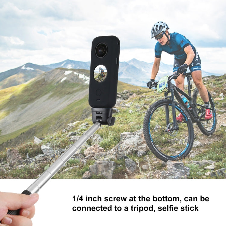 PULUZ Full Body Dust-proof Silicone Protective Case for Insta360 ONE X2, For Insta360 ONE X2 (Blue), Case For Insta360 ONE X2