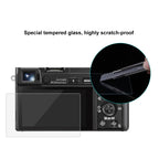 PULUZ 2.5D 9H Tempered Glass Film for Sony A6000, Compatible with Sony A6500 / A5100 / 6100 / A6600 / A5000 / A6400 / A6300 / A3000 / NEX-7/ NEX-6 / NEX-5N / NEX-3N / NEX5C / NEX-C3 / NEX-5T / H400, Panasonic W850K, Olympus TG850 / TG860 / TG870 PM2 / ...