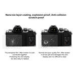 PULUZ 2.5D 9H Tempered Glass Film for Olympus EM10 / II / III / OM-D / EM-1/ II / III / E-P5 / E-PL7 / E-PL8 / 8 / 9 EM5 II / PEN-F / EM1X, Nikon 1V3, Panasonic GF6 / G99 / GX7III GX8 / GH3, Fujifilm X-H1, For Olympus EM10 / EM10-2