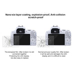 PULUZ 2.5D 9H Tempered Glass Film for Canon EOS 200D / 200D II, Compatible with Canon KISS X9 / EOS Rebel SL2, Panasonic S1H, For Canon 200D